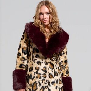 ZAHIRA FAUX FUR TRENCH - S